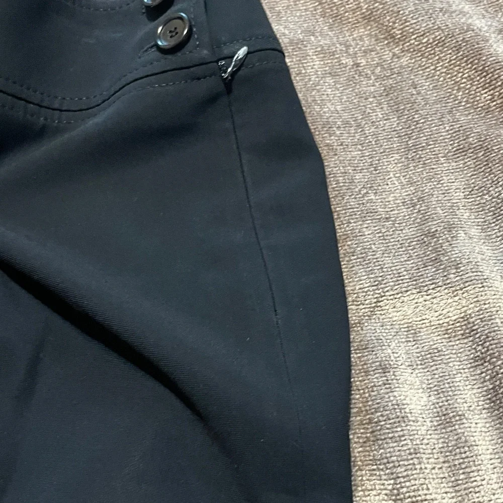 Ann Taylor Black Button-Detail Pencil Skirt - Size 6